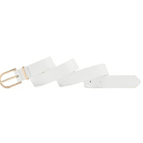 Women\'s Faux Leather Chic Belt for Ladies Jeans